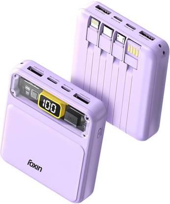 Foxin 10000 mAh Compact Pocket Size Power Bank