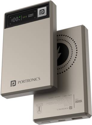 पोर्ट्रोनिक्स 10000 mAh पावर बैंक (POR-2261, Luxcell MagClick 10k)