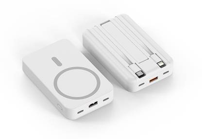 FAHIG 10000 mAh 15 W Wired & Wireless With MagSafe Compact Pocket Size Power Bank