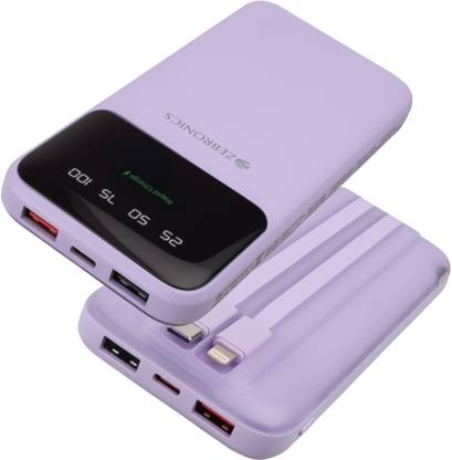 ZEBRONICS 10000 mAh 20 W Slim Power Bank