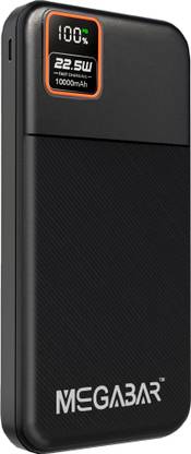 MEGABAR 10000 mAh 22.5 W Compact Pocket Size Power Bank