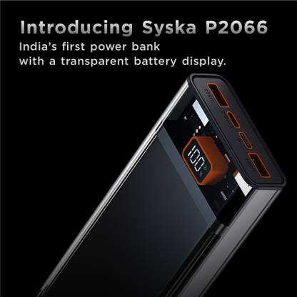 Syska 20000 mAh 22.5 W Power Bank