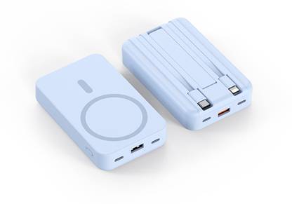 FAHIG 10000 mAh 15 W Wired & Wireless With MagSafe Compact Pocket Size Power Bank