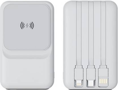 Rasta 10000 mAh 22.5 W Wired & Wireless With MagSafe Slim Pocket Size Power Bank