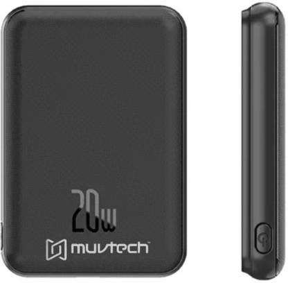 MuvTech 5000 mAh 20 W Wired & Wireless With MagSafe Compact Pocket Size Power Bank