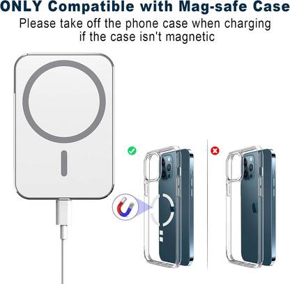sykz 10000 mAh 20 W Wireless With MagSafe Compact Pocket Size Power Bank