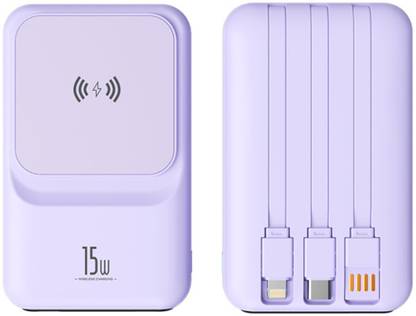 Rasta 10000 mAh 22.5 W Wired & Wireless With MagSafe Slim Pocket Size Power Bank