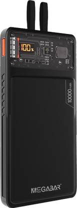 MEGABAR 10000 mAh 22.5 W Slim Pocket Size Power Bank