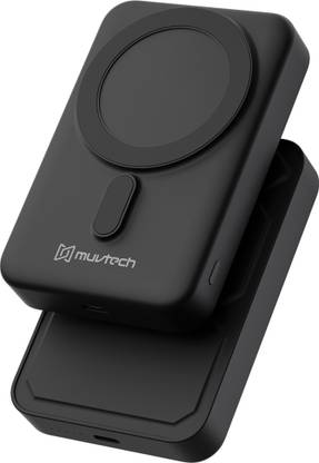 MuvTech 10000 mAh 20 W Wired & Wireless With MagSafe Ultra Compact Pocket Size Power Bank