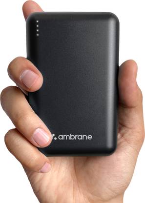 Ambrane 14400 mAh 60 W Compact Pocket Size Power Bank  (Black, Lithium-ion, Power Delivery 3.0, Quick Charge 3.0 for Mobile, Laptop)