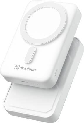 MuvTech 10000 mAh 20 W Wired & Wireless With MagSafe Ultra Compact Pocket Size Power Bank