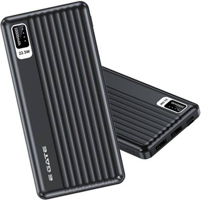 Egate 10000 mAh 22.5 W Compact Pocket Size Power Bank