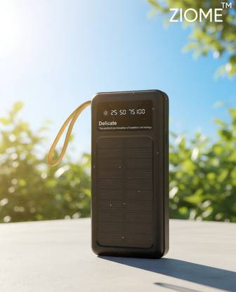 ZIOME 30000 mAh 29.7 W Slim Pocket Size Power Bank