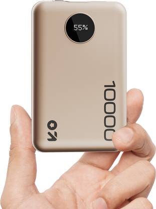 GOBOULT 10000 mAh 22.5 W Power Bank  (Coffee, Lithium Polymer, Fast Charging for Earbuds, Mobile, Smartwatch, Speaker, Tablet, Trimmer)