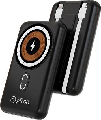 PTron 10000 mAh 22.5 W Wired & Wireless With MagSafe Nano Power Bank