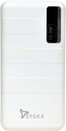 Syska 20000 mAh 22.5 W Power Bank