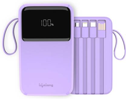 Lifelong 10000 mAh 22.5 W Wireless Compact Pocket Size Power Bank