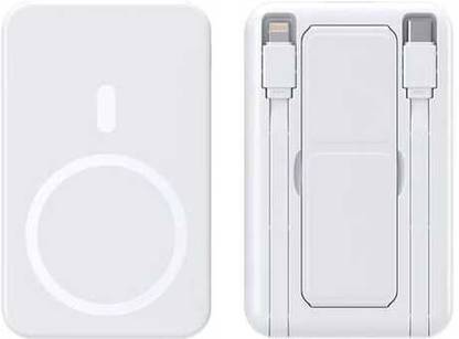 sykz 10000 mAh 20 W Wireless With MagSafe Compact Pocket Size Power Bank