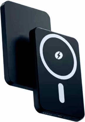 HANFOOK 6000 mAh 30 W Wired & Wireless With MagSafe Ultra Slim Pocket Size Power Bank