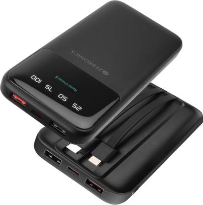 ZEBRONICS 10000 mAh 20 W Slim Power Bank