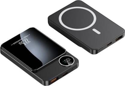 Rasta 10000 mAh 22.5 W Wired & Wireless With MagSafe Slim Pocket Size Power Bank