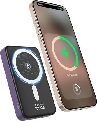 DR VAKU 10000 mAh 15 W Wired & Wireless With MagSafe Mini Pocket Size Power Bank