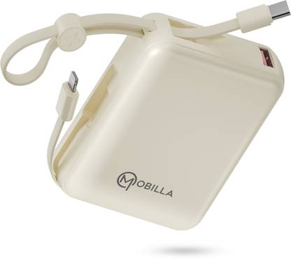 Mobilla 10000 mAh 27 W Compact Pocket Size Power Bank