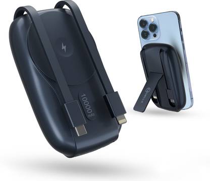 Mobilla 10000 mAh 22.5 W Wired & Wireless With MagSafe Compact Pocket Size Power Bank