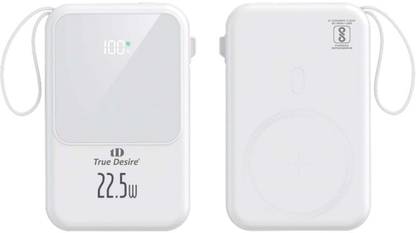 True Desire 10000 mAh 22.5 W Wired & Wireless With MagSafe Compact Pocket Size Power Bank
