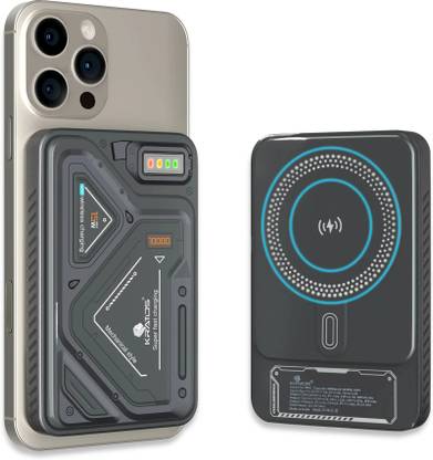 Kratos 10000 mAh 22.5 W Wired & Wireless With MagSafe Slim Pocket Size Power Bank
