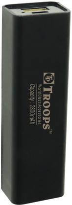 TP TROOPS 2800 mAh 2800 W Nano Pocket Size Power Bank