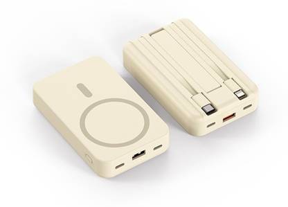 EVAAENTERPRISES 10000 mAh 22.5 W Wired & Wireless With MagSafe Ultra Compact Pocket Size Power Bank
