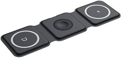 True Desire 3 in 1 Magnetic Foldable MagSafe Compatible Wireless Charger Charging Pad