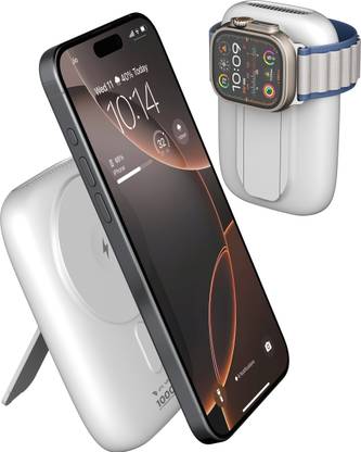 DR VAKU 10000 mAh 15 W Wired & Wireless With MagSafe Pocket Size Power Bank