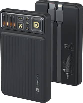 Portronics 10000 mAh 22.5 W Mini Pocket Size Power Bank