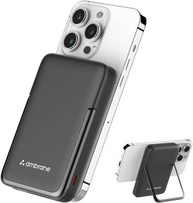 Ambrane 10000 mAh 22.5 W Wireless With MagSafe Power Bank