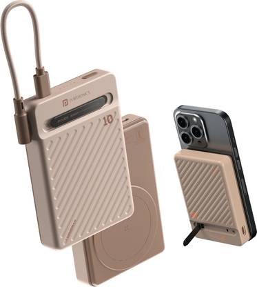 Portronics 10000 mAh 20 W Wireless Slim Pocket Size Power Bank