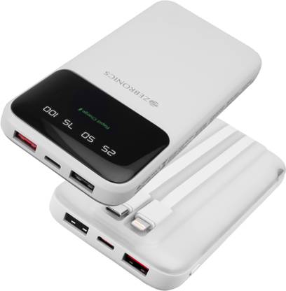 ZEBRONICS 10000 mAh 20 W Slim Power Bank