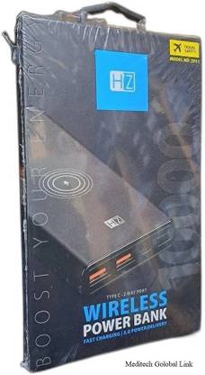 Heatz 10000 mAh 5 W Wireless Power Bank