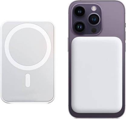 SCUBEL 5000 mAh 20 W Wireless With MagSafe Ultra Slim Pocket Size Power Bank
