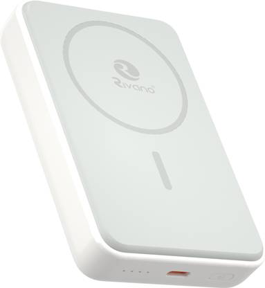 Rivano 10000 mAh 22.5 W Wired & Wireless With MagSafe Compact Pocket Size Power Bank