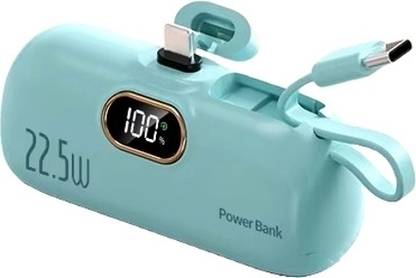 Modorwy 5000 mAh 22.5 W Compact Pocket Size Power Bank