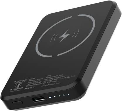 STUFFCOOL 5000 mAh 18 W Wired & Wireless With MagSafe Pocket Size Power Bank