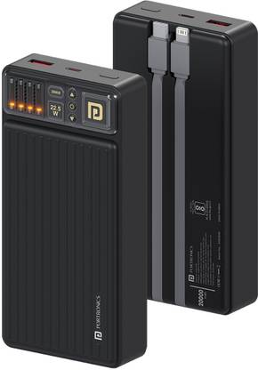 Portronics 20000 mAh 22.5 W Power Bank (Black, Lithium Polymer, Fast Charging for Mobile) deal from flipkart Portronics 20000 mAh 22.5 W Power Bank (Black, Lithium Polymer, Fast Charging for Mobile) deal from flipkart