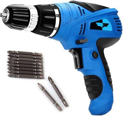 XDLB Reversible Easy Use Electric Screwdriver|10 mm/350w/750 Rpm/Multicolor/Plastic New and Lightweight- Forwarded and reversed at a variable speed Compact Screwdriver Forward/ Reversible Cum Drill Machine with Reverse Forward and Torque Adjustment System, 10mm - (Colors as per Availability)) Pistol Grip Drill