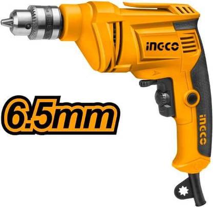 INGCO 6.5 millimeters Chuck Capacity Power Drill Electric Drill, 450W, 4300RMP Pistol Grip Drill