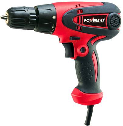 PowerBilt PBT-SD-10L Electric Screwdriver/Tighter Drill Machine, 500W, 750RPM, Torque 19+1 Pistol Grip Drill