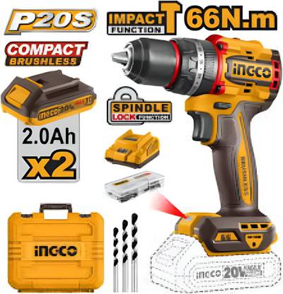 INGCO CIDLI20668 Cordless Drill