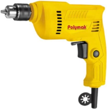 Polymak PMLDM6B 10mm Drill 400w, Max. Drilling Capacity-10mm, 0 - 3000 rpm, 1.3 Kgs Angle Drill