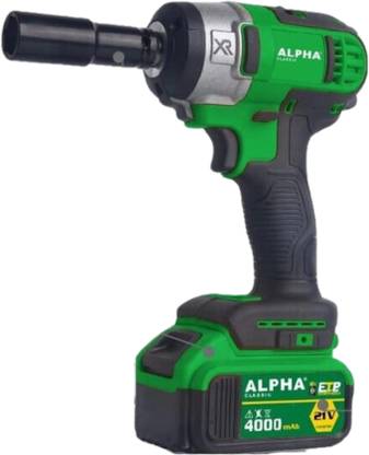 GSCPT HEAVY DUTY 10mm to 24mm ALPHA CORDLESS IMPACT 1/4 WRENCH WITH 2 BATTERIES & KIT Cordless Drill